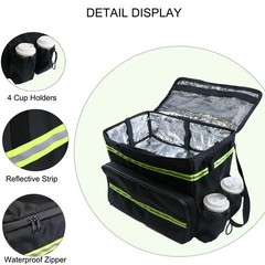 Insulated Pizza Food Delivery Backpack Bag Backpack For Bike 17″X17″X16″