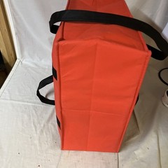 Grub Hub Delivery Bag Foil Insulated 18x18x8.5 Red Free Shipping