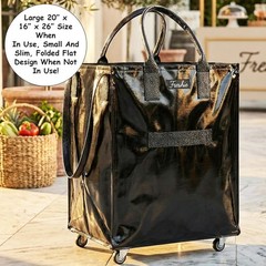 Insulated Food Delivery Bag with Cup Holders Drink Carriers XXL, Great for B…