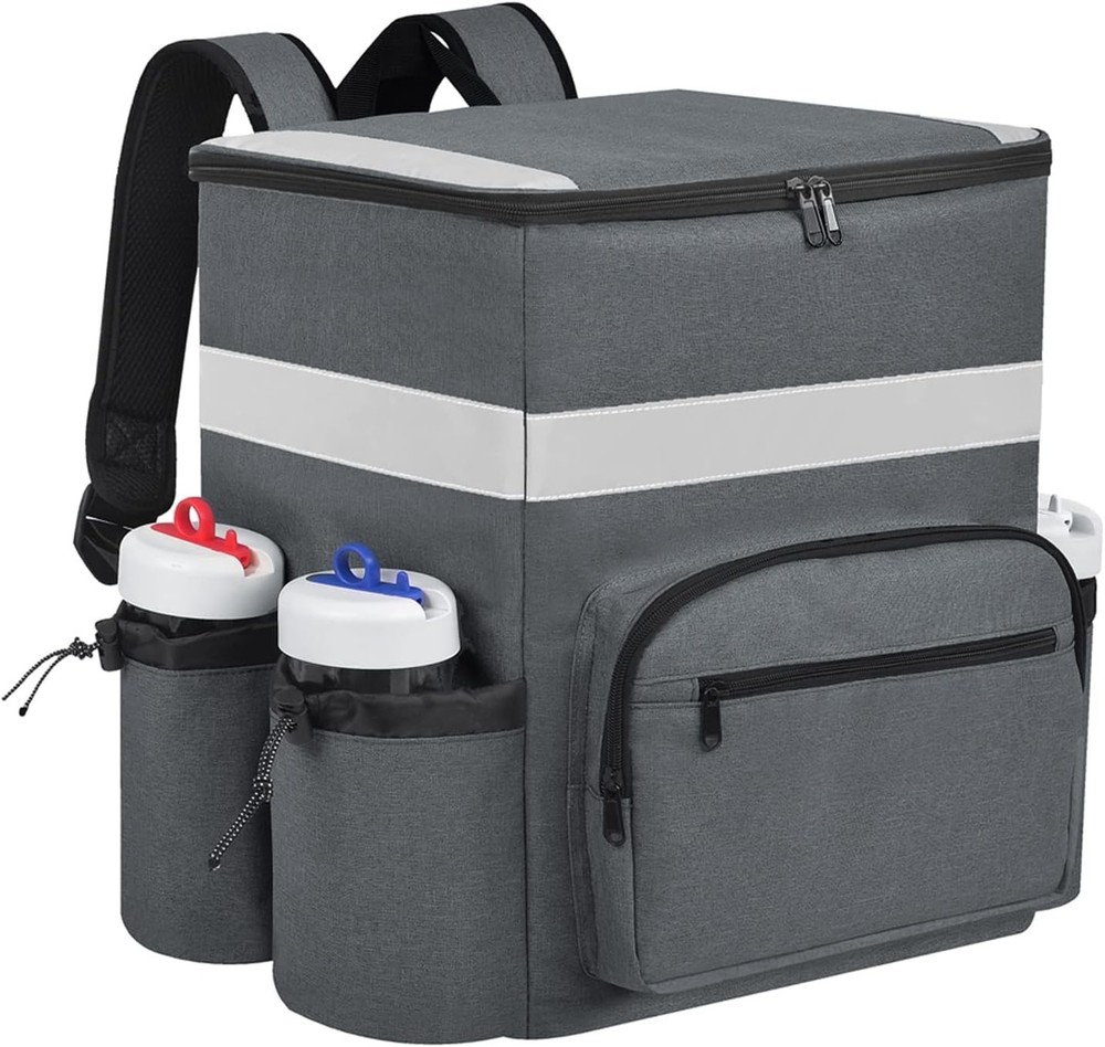 Food Delivery Backpack Pizza Delivery Bag Insulated Delivery Bag with Cup Holder
