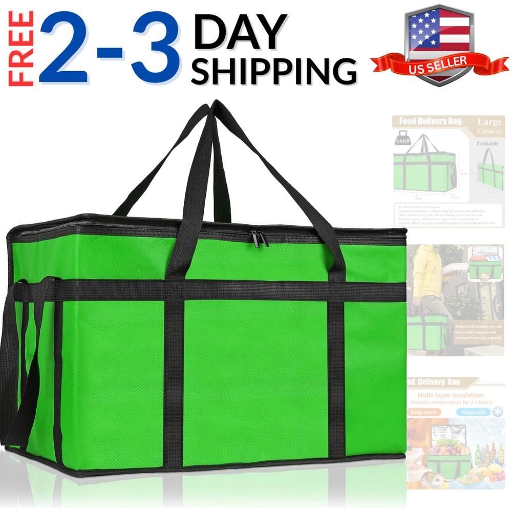 Insulated Bags for Food Delivery, XXXL Pizza Delivery Bags for Doordash, Larg…
