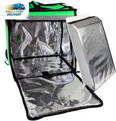 50L XL Large Insulated Food Delivery Backpack, Expandable Catering Cooler Bag, W