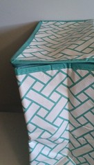 Patterned Teal Insulated Food Delivery Bag with Handles