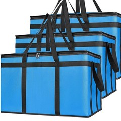 3-Pack Insulated Food Delivery Bag XXXL Pizza Cooler Bags Rideshare Delivery Bag
