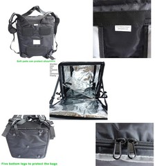 Heat Insulation Food Delivery Bag 20″ x 20″ x 20″ for Motorcycle — Keeps Food