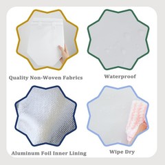 12Pcs White Insulated Take Away Bags Disposable Cooler Bag Thermal Lunch Groc…