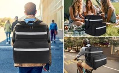 Insulated Food Delivery Backpack For Pizza And Hot Cold Items Large Capacity