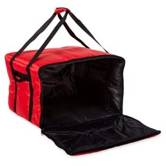 STAIN / WATER RESISTANT Insulated Food Delivery Bag/ CATERING BAG/RED.