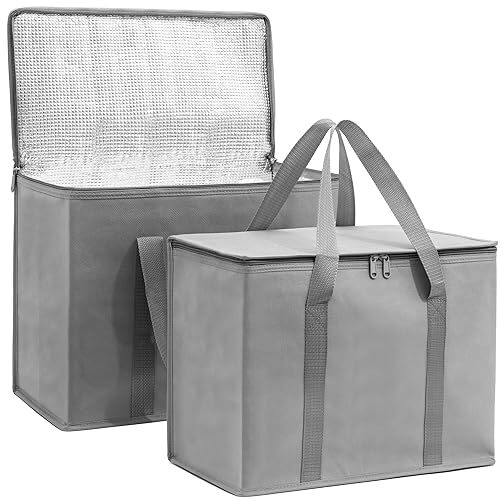 Reusable Insulated Grocery Shopping Bag Thermal Insulation Tote for Beach Picnic