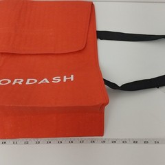 DoorDash Insulated Hot Pizza Bag Red With Handles 19” X 19” X 5”
